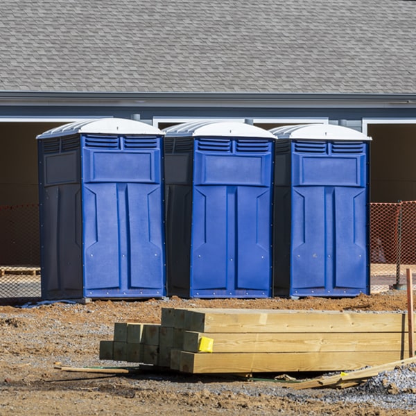 do you offer hand sanitizer dispensers inside the porta potties in Hiawatha KS